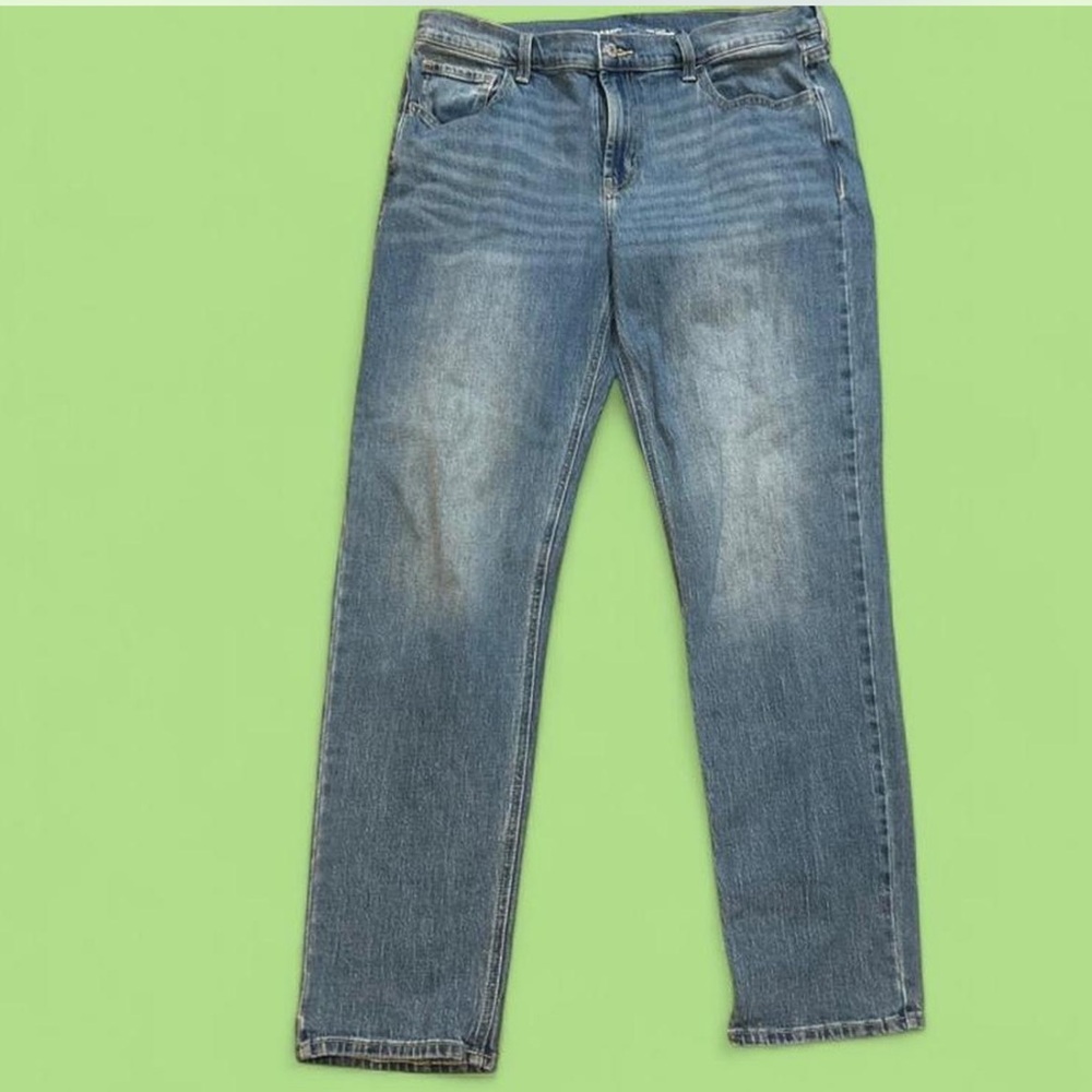 Old Navy women’s mid rise BF Blue Jeans